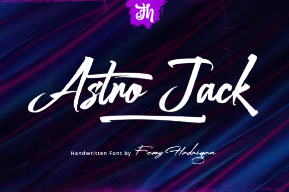 Astro Jack: A Flowing Handwritten Font