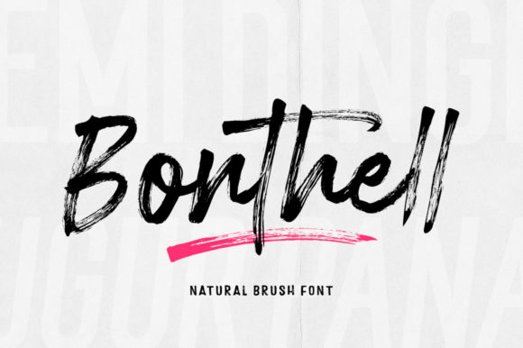Bonthell: A Handwritten Font for Elegant Design