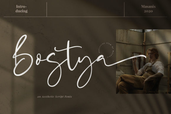 Bostya: A Timeless Handwritten Font