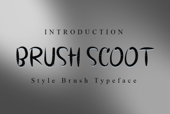 Brush Scoot: A Handwritten Font for Editorial Elegance