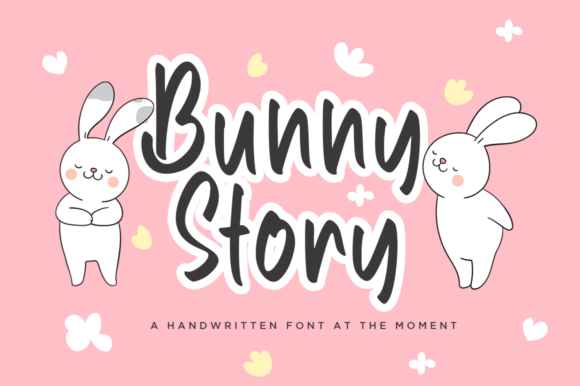 Bunny Story Font: A Sweet Touch for Makers