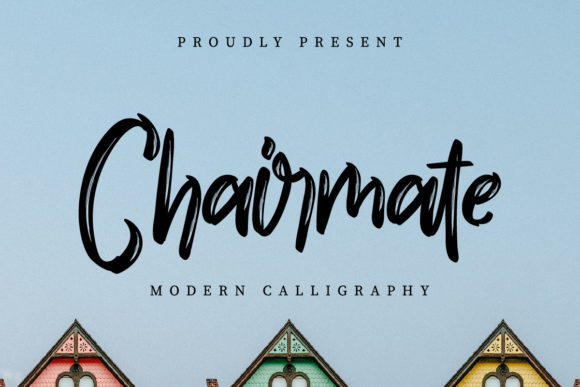 Chairmate: A Handwritten Font for Editorial Design