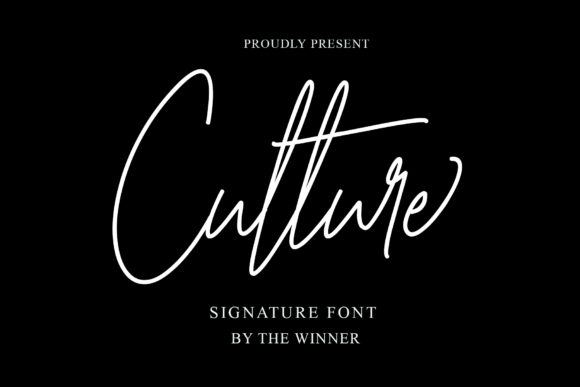 Culture: A Premium Handwritten Font