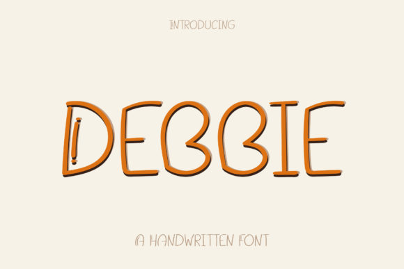 Debbie: A Handwritten Font for Web Design
