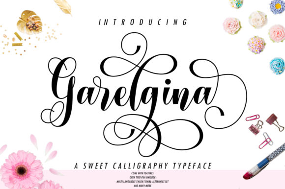 Garelgina: A Flowing Script Font