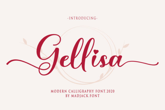 Gellisa: Elegant Calligraphy Font