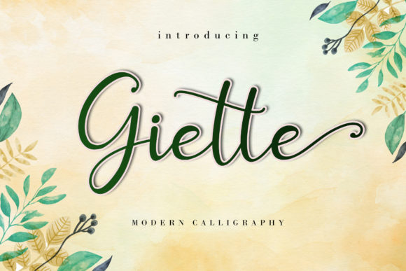 Giette: A Timeless Handwritten Font