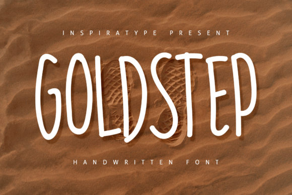 Goldstep: A Handwritten Font for Editorial Design