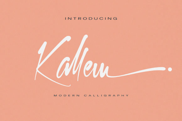 Kallem: A Stylish Handwritten Font