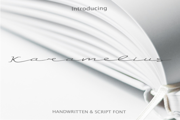 Karamelius: A Handwritten Font for Elegant Design