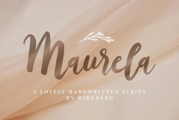 Maurela: A Flowing Script for Elegant Design