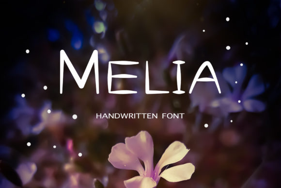 Melia: A Sweet Script for Editorial Design