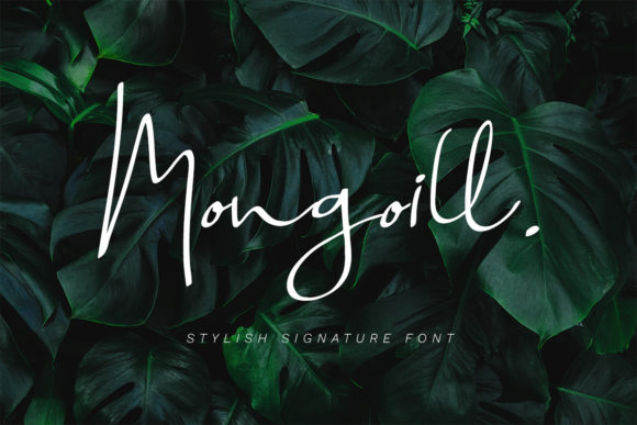 Mongoill: A Flowing Script for Web Design