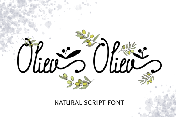 Oliev Oliev Font for Crafters