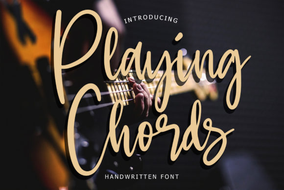 Playing Chords: A Flowing Font for Elegant Design